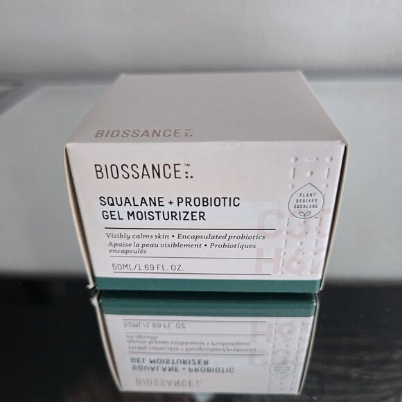 Biossance Squalane + Probiotic Gel Facial Moisturizer, 50ML/1.69 fl oz NWT - Picture 1 of 3